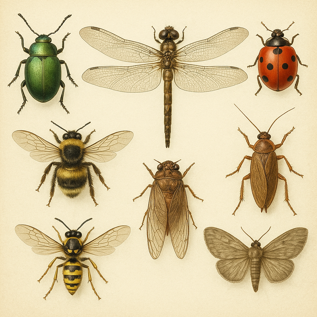 Atlas owadów - owady żyjące na świecie