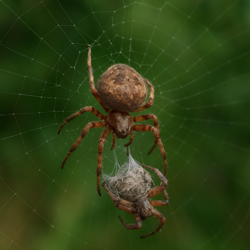 Czy pająki są wrogami owadów?