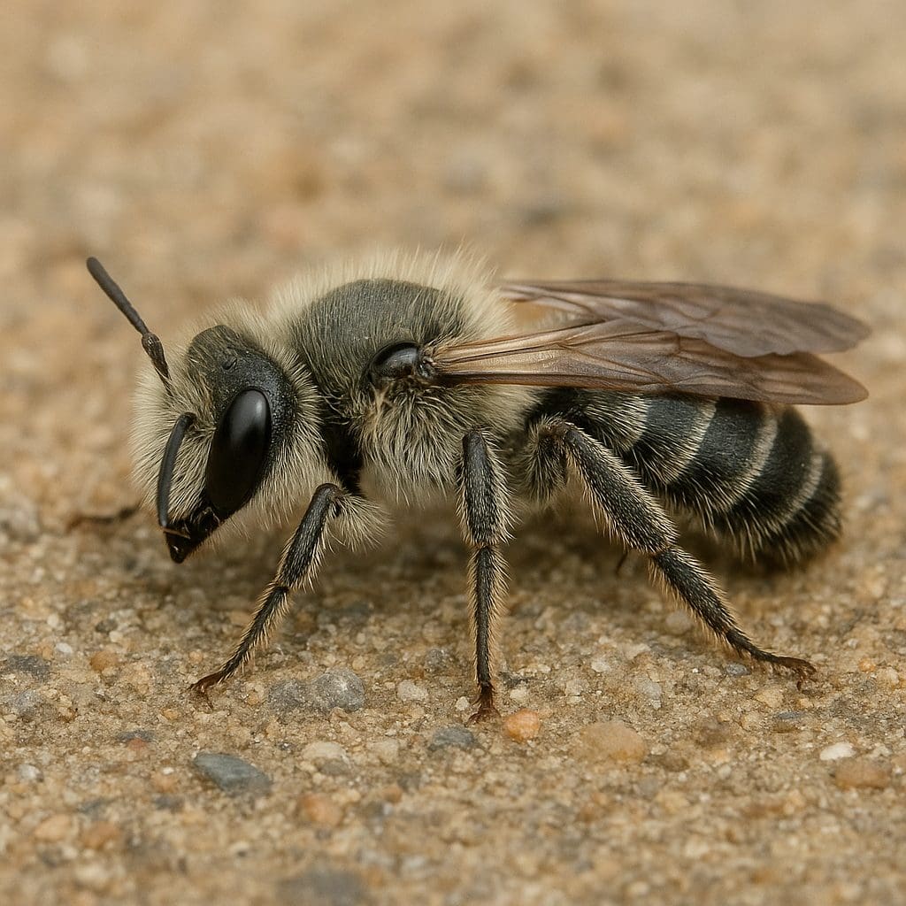 Pszczoła żwirowa – Andrena cineraria – pszczoły
