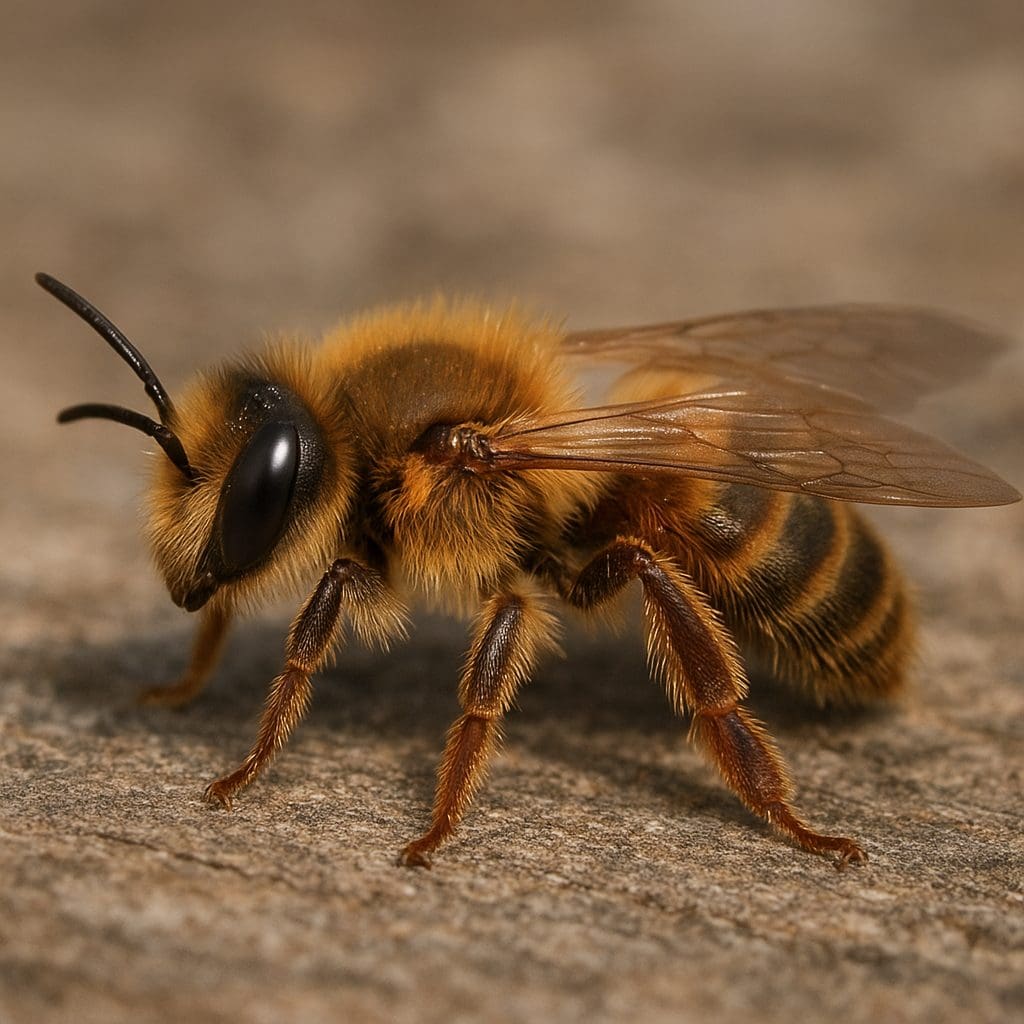 Pszczoła płowa – Andrena fulvago – pszczoły