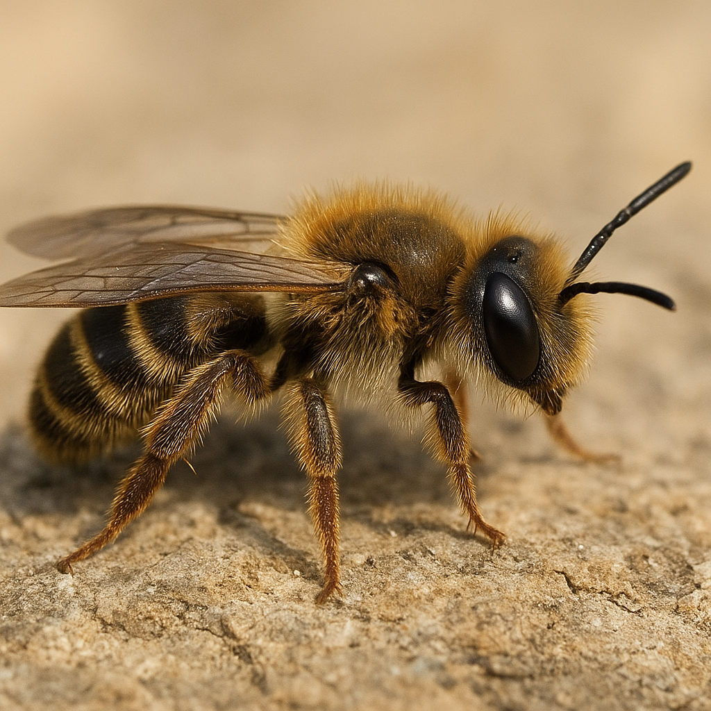 Pszczoła sprężysta – Andrena nitida – pszczoły