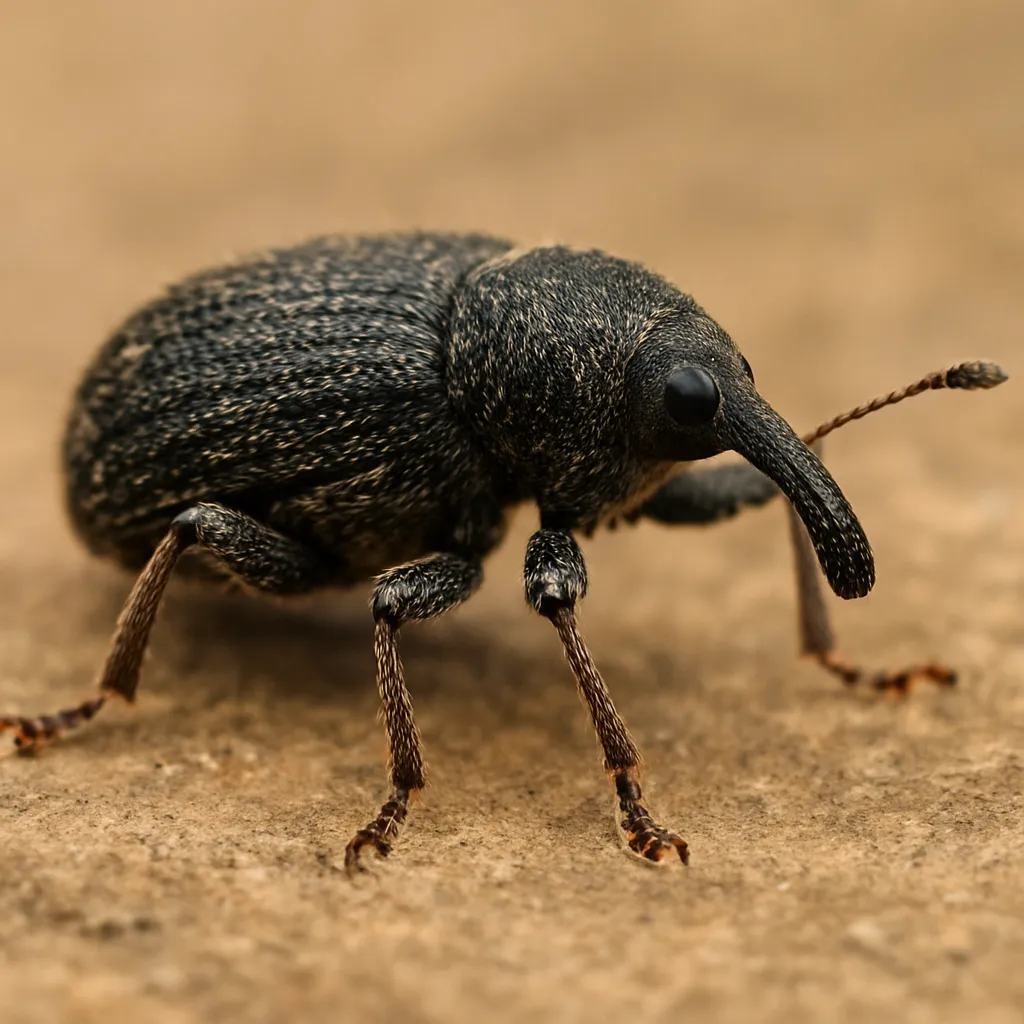 Łuszczynowiec czarny – Ceutorhynchus picitarsis – ryjkowce