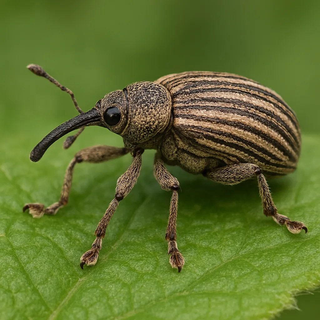 Łuszczynowiec pasiasty – Ceutorhynchus pallidactylus – ryjkowce