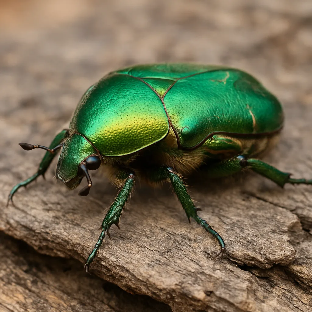Złotawiec zielony – Cetonia smaragdina – kruszczyce