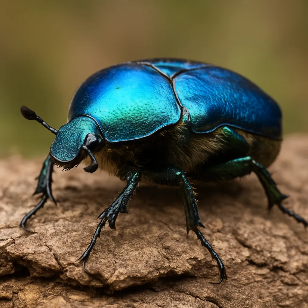 Cetonia cyanea – kruszczyce
