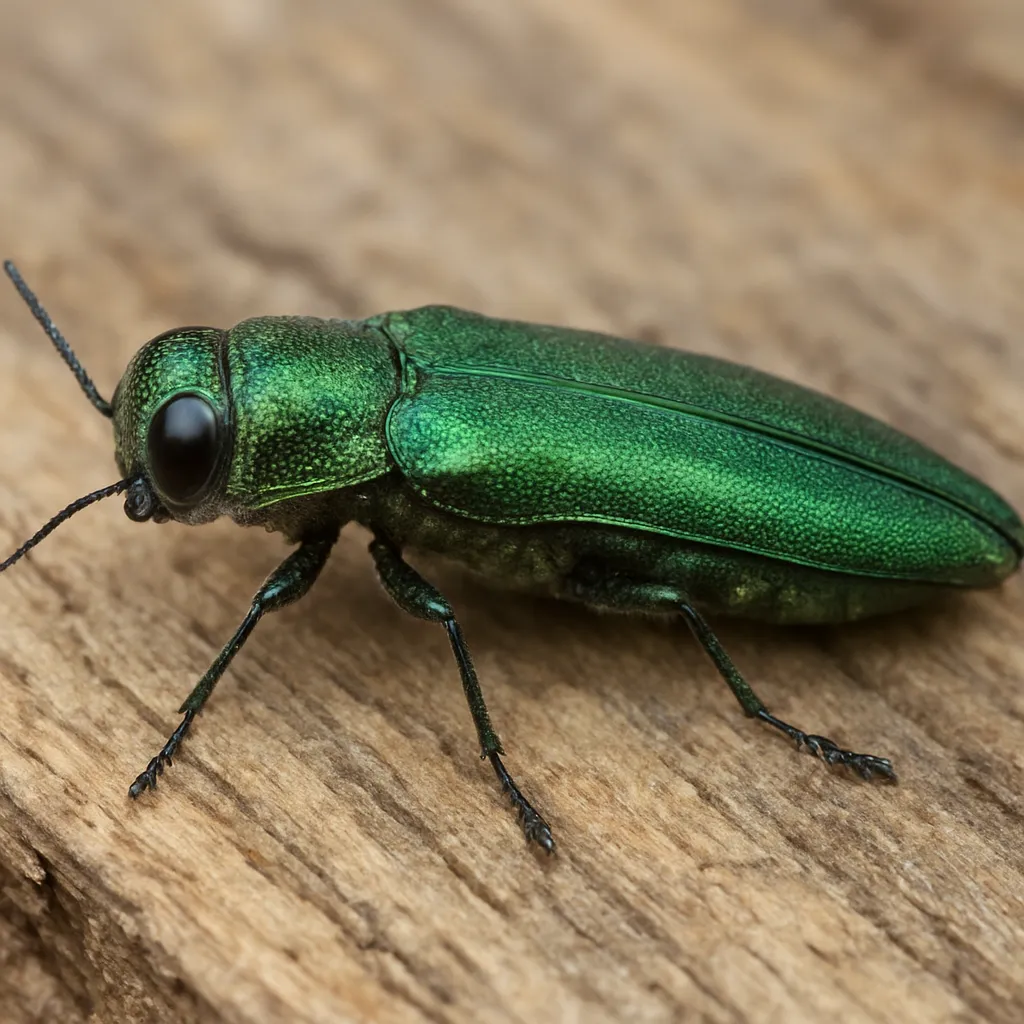 Zbrojec dębowy – Agrilus viridissimus – bogatkowate