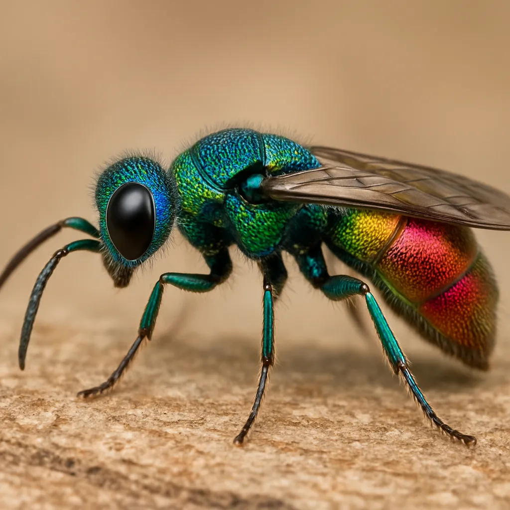 Chrysis leptomandibularis – złotolitki
