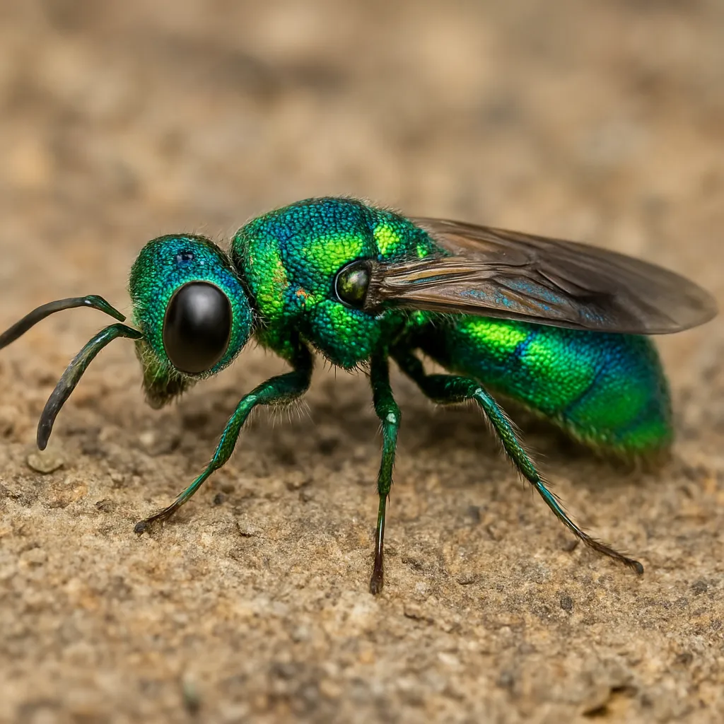 Chrysis viridula – złotolitki