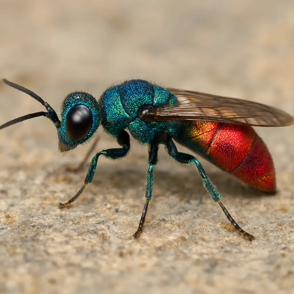 Chrysis chrysura – złotolitki