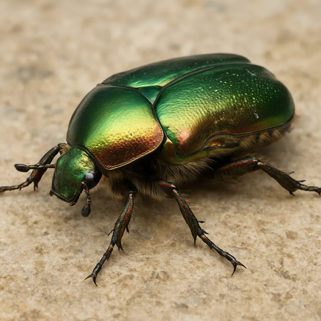 Cetonia cuprea caucasica – kruszczyce