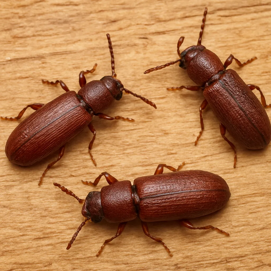Lyctus brunneus – kołatkowate
