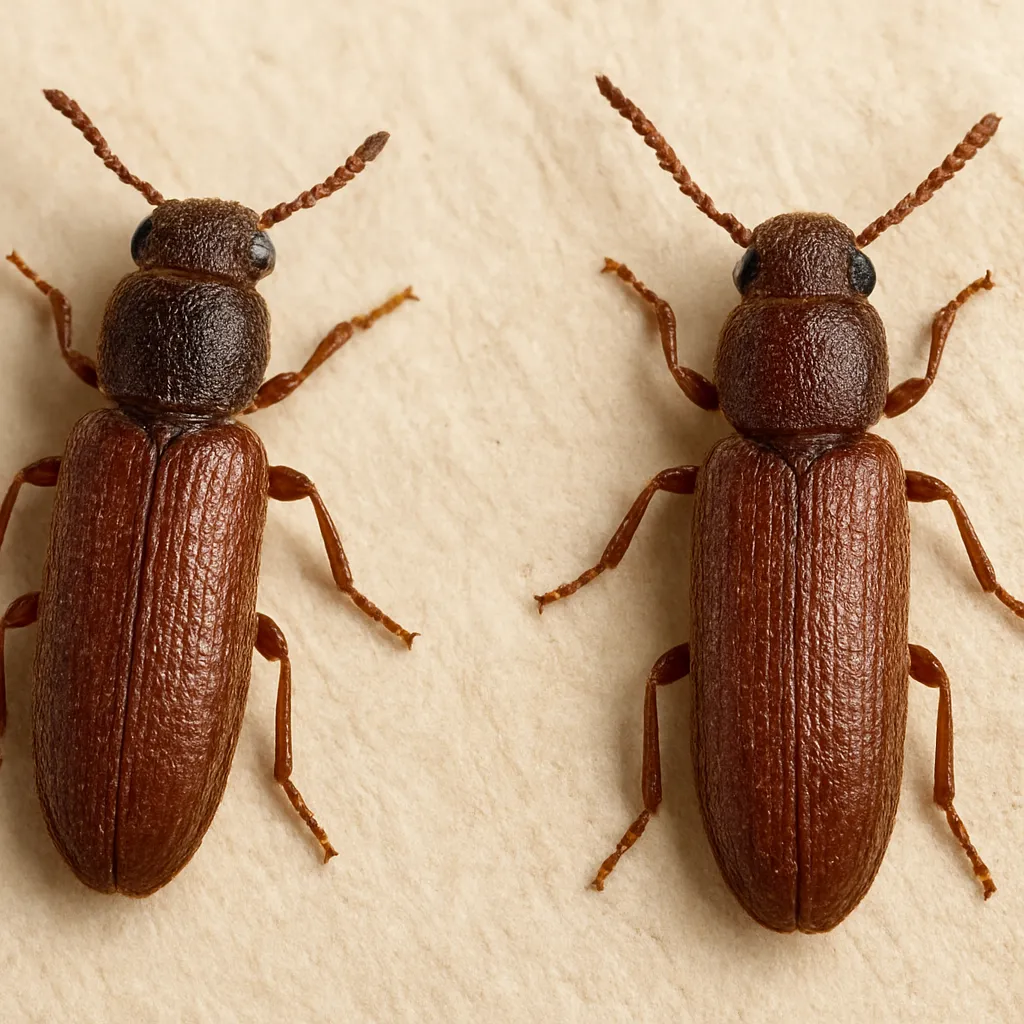 Lyctus opacus – kołatkowate