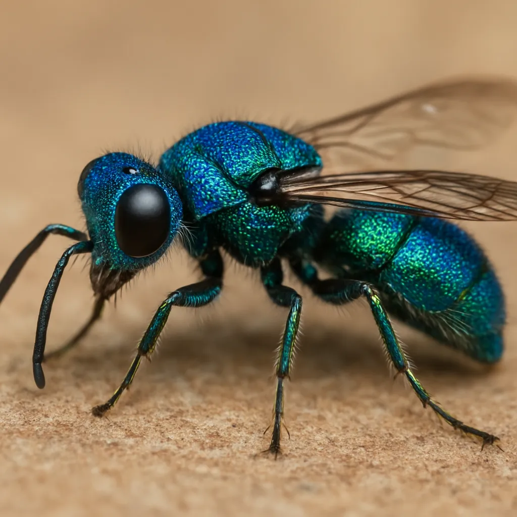 Trichrysis cyanea – złotolitki
