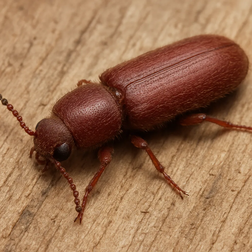 Lyctus africanus – kołatkowate