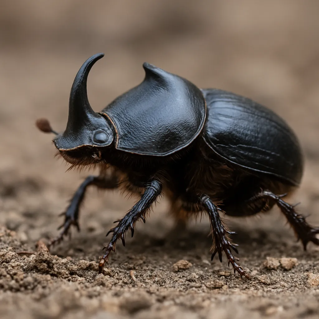 Rogatek pospolity – Onthophagus taurus – gnojarze