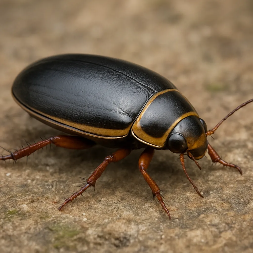 Dytiscus semisulcatus – pływakowate