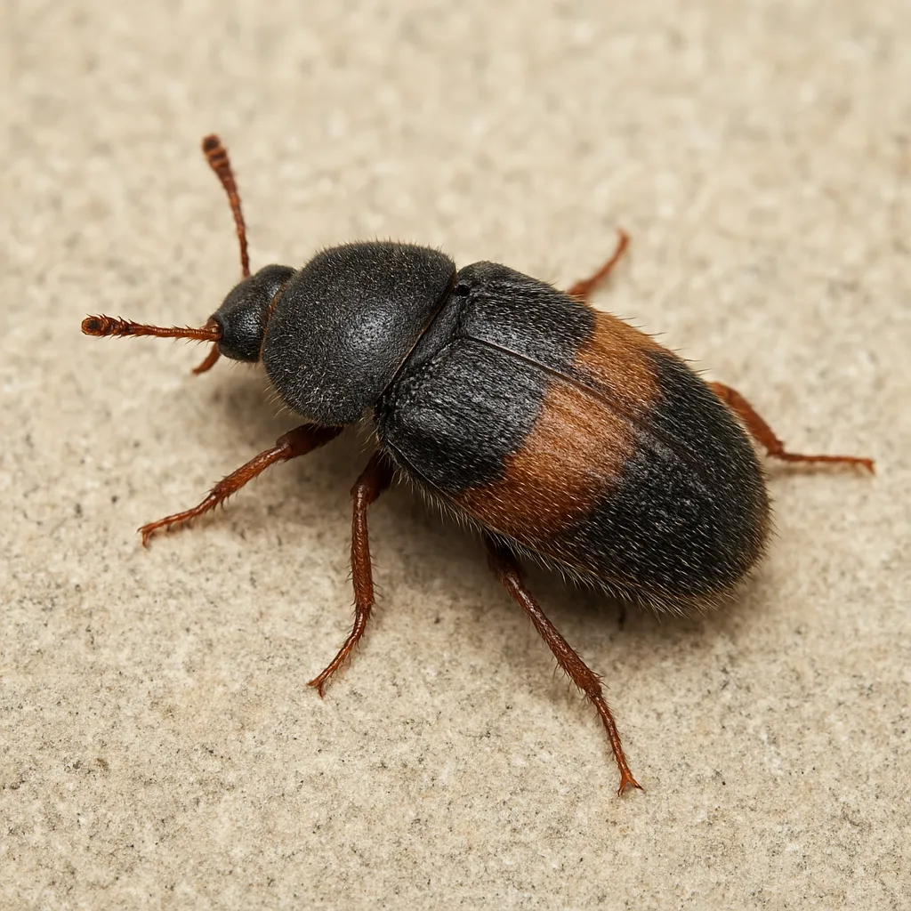 Dermestes bicolor – skórniki
