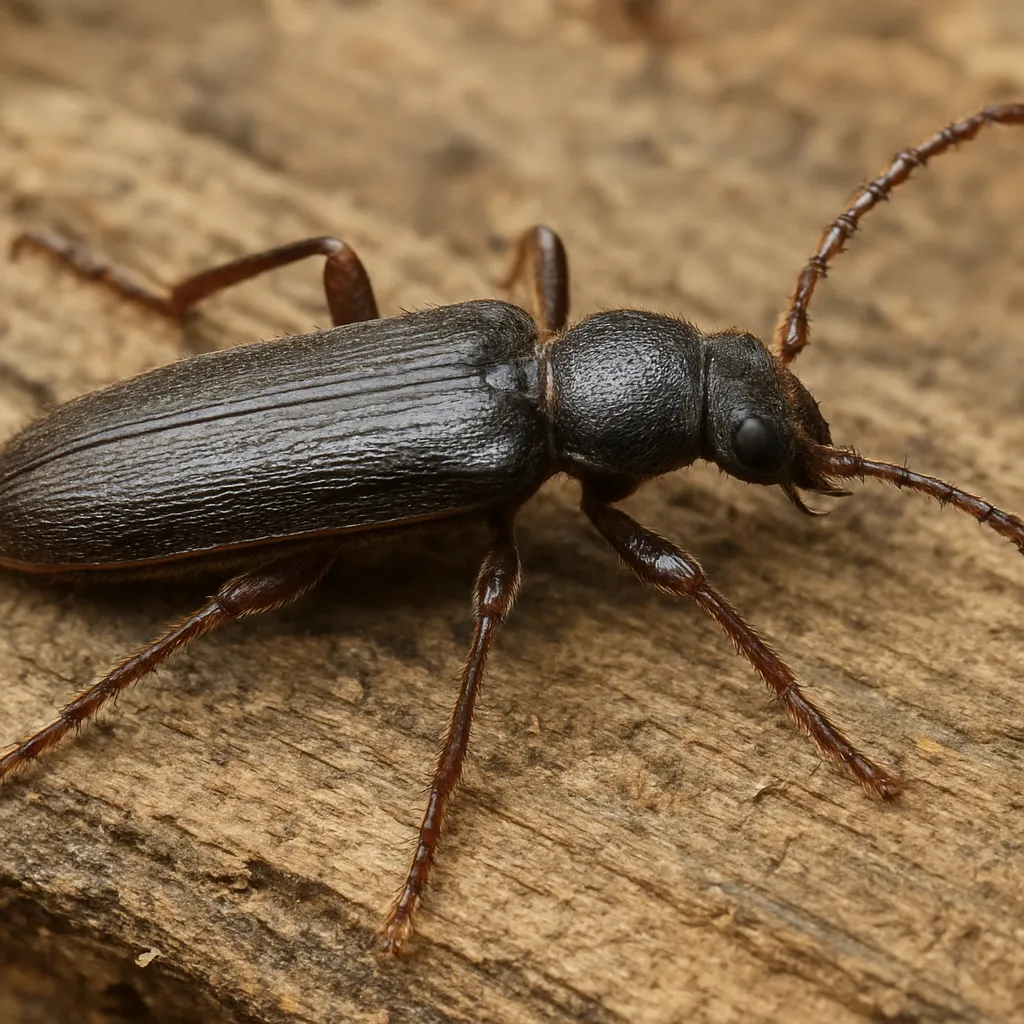 Żerdzianka modrzewiowa – Tetropium parvulum – kózkowate