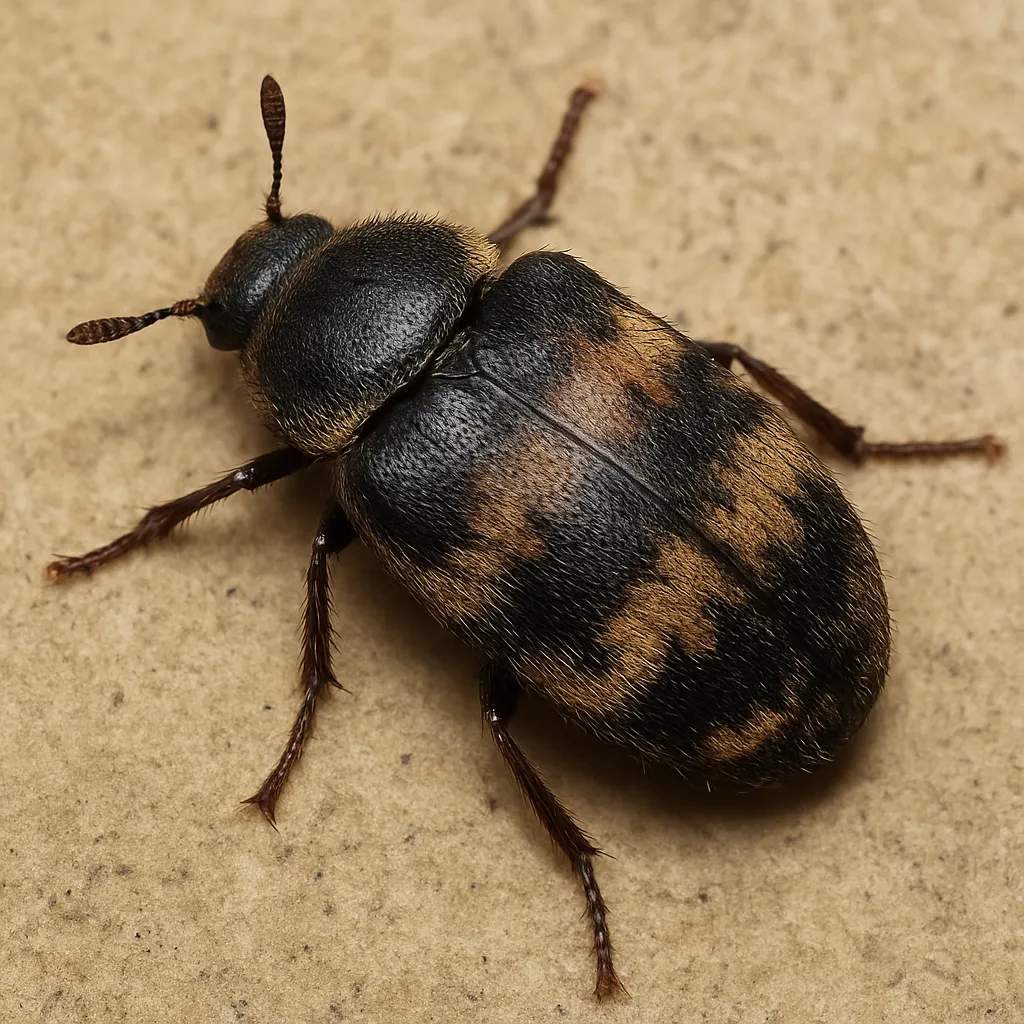 Dermestes vulpinus – skórniki
