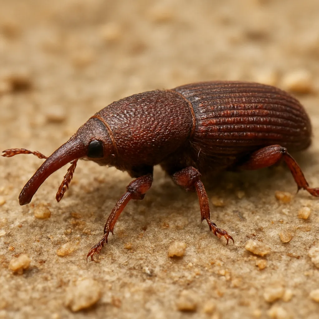 Ryjkowiec zbożowy – Sitophilus granarius – ryjkowce