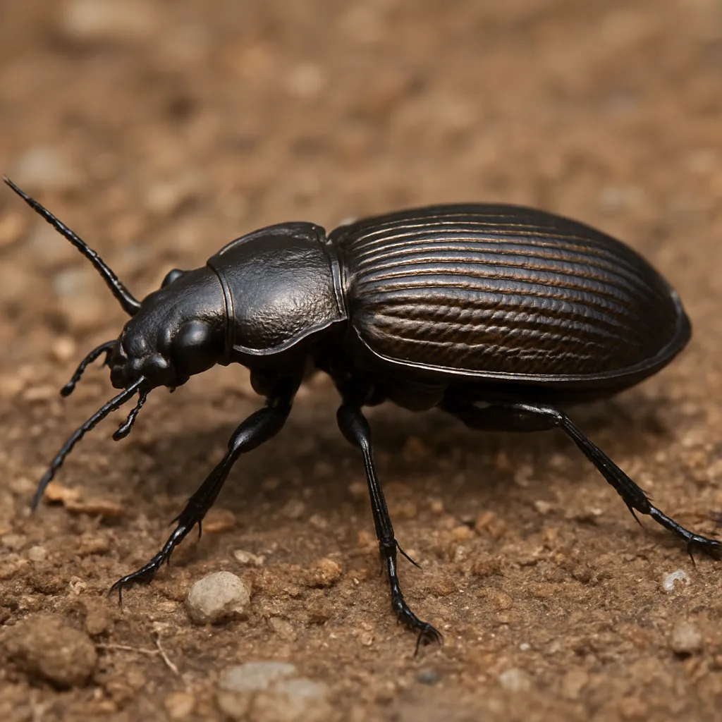 Biegacz stepowy – Carabus cancellatus – biegacze