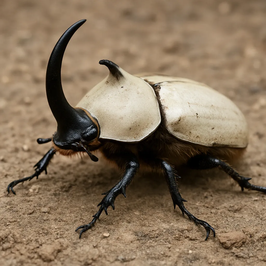 Rohatyniec biały – Megasoma elephas whitei – rohatyńce