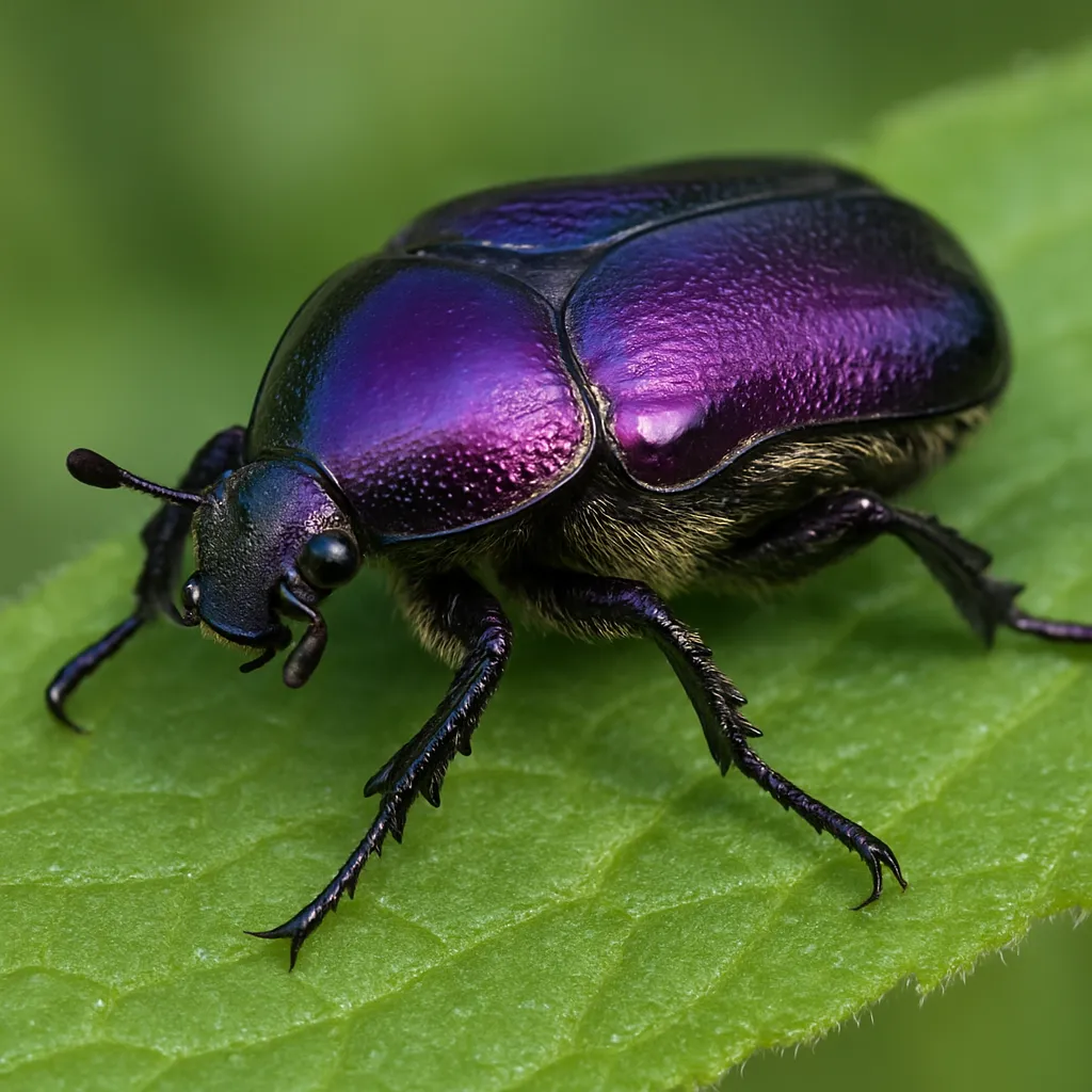 Kruszczyca fioletowa – Protaetia violacea – kruszczyce